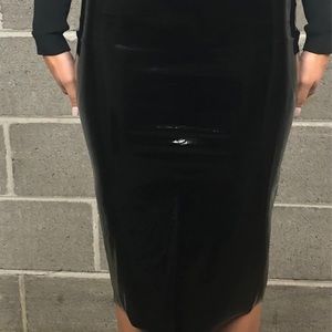 Commando Patent Leather Midi Skirt
